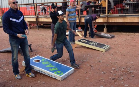 Sanitas Brewing Cornhole Fundraiser